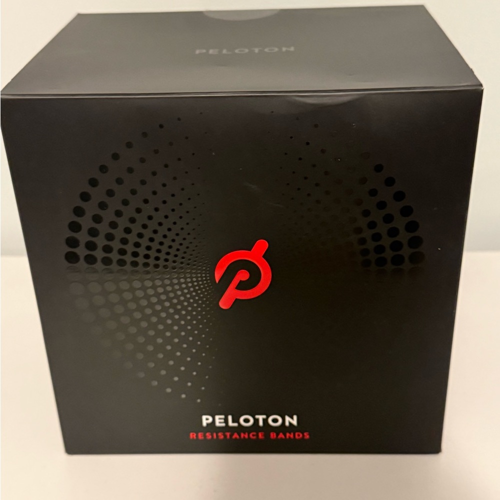 Peloton Black Box with Red Logo - Resistance Bands Packaging